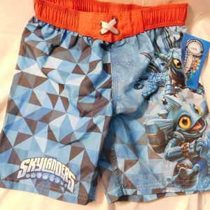 Skylanders Boys Swim Trunks NEW